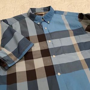 Men’s Burberry Brit Blue Beat Check Shirt